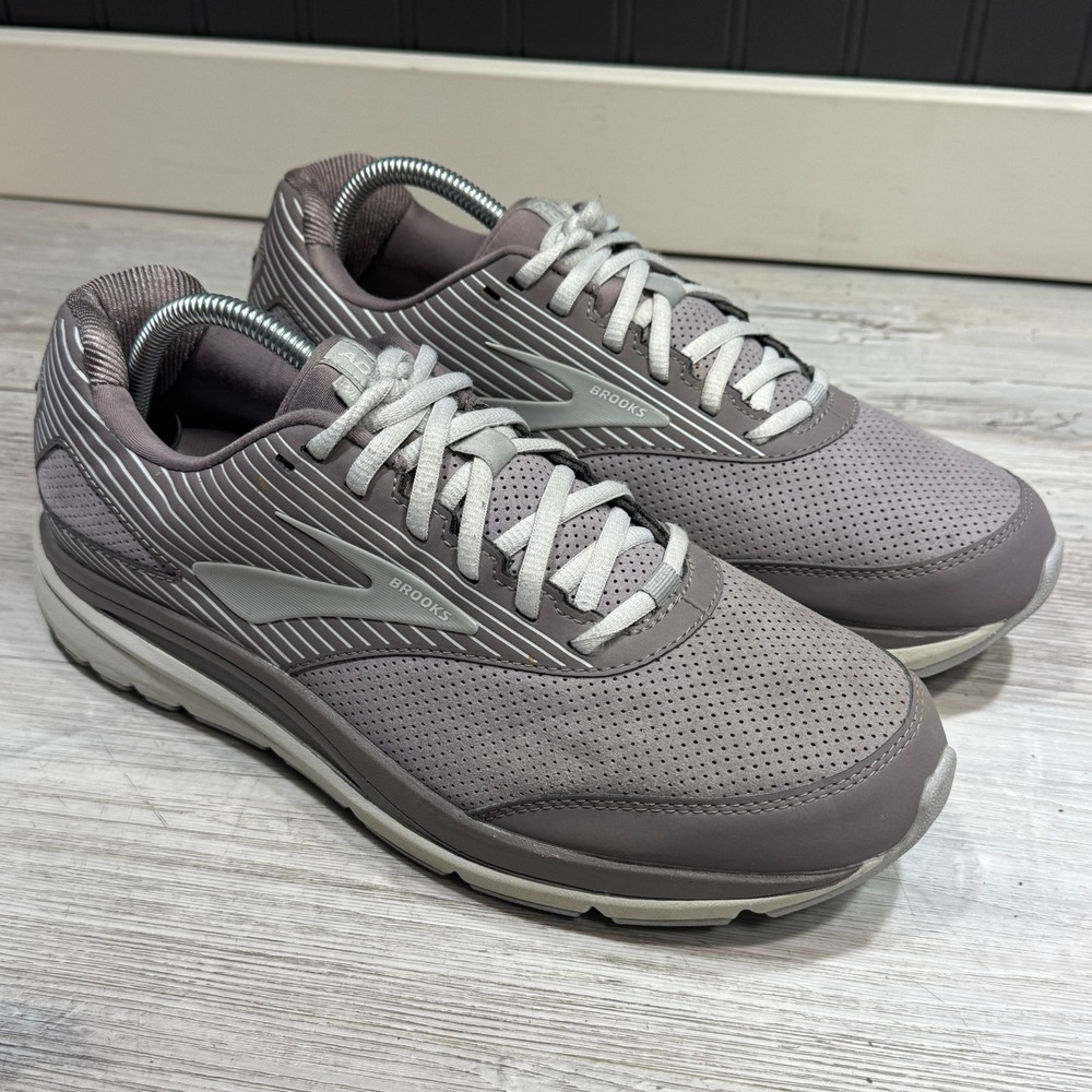 Brooks Walking Shoes Womens 12 Addiction Walker Suede Sneakers Workout‎ Training